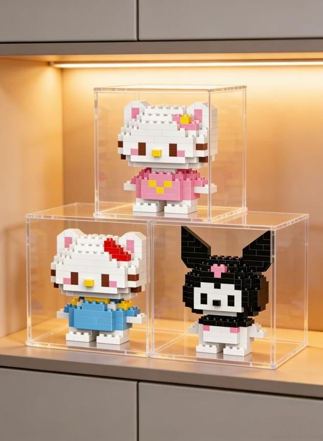 Sanrio 3 pcs Mini Building Blocks Anime Character Set , Ages +14, Toys Gifts for Kids and Adults - Image 3